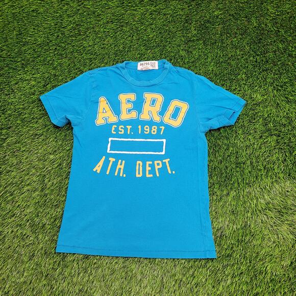 Vintage 1987 Aeropostale Shirt Womens XS 17x24 Arch Spellout - Picture 1 of 16